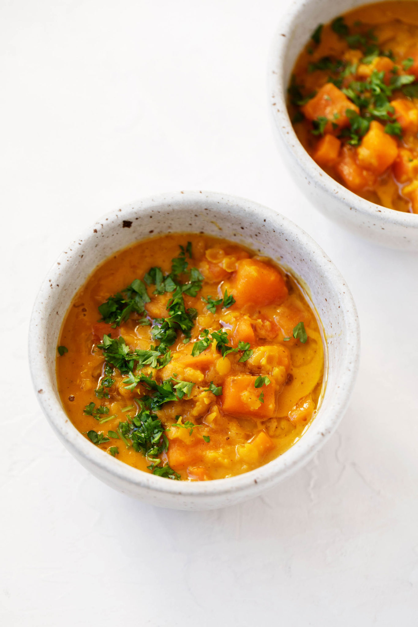 Easy Curried Sweet Potato Lentils | The Full Helping