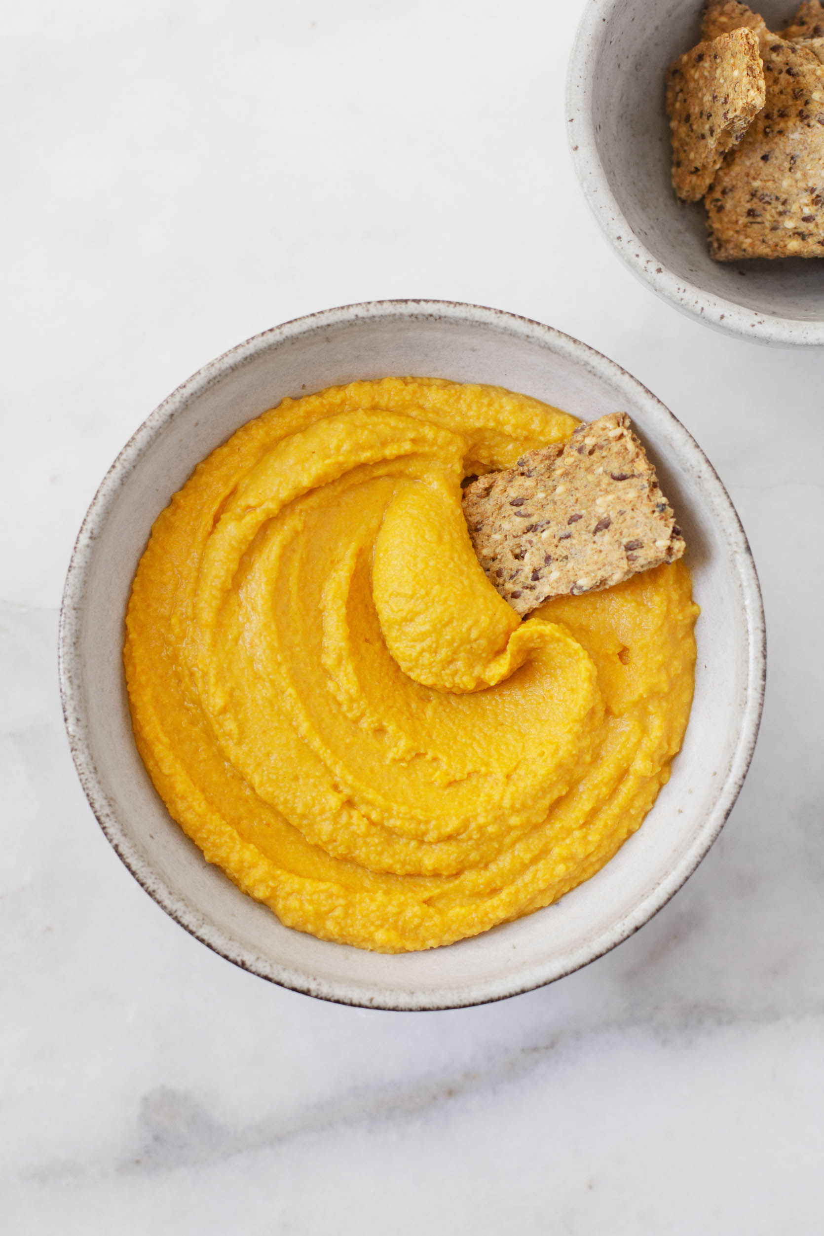 Roasted Carrot Hummus | A Creamy, Sweet Dip and Spread