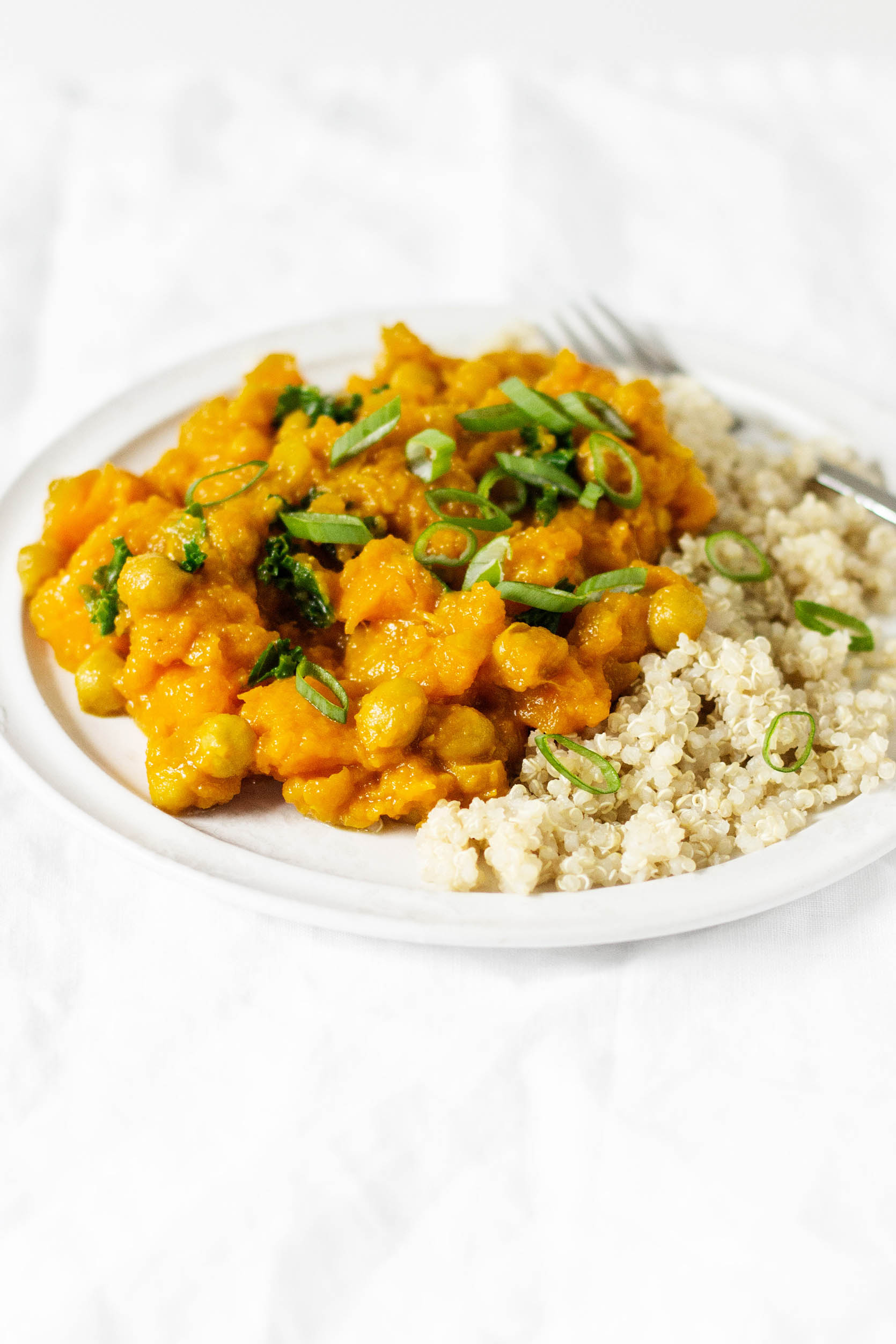 Golden Butternut Chickpea Curry | A Fast, Flavorful Plant-Based Dinner