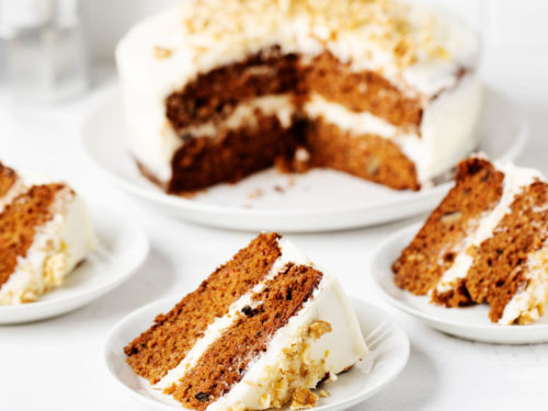 Easy Homemade Carrot Cake with Cream Cheese Frosting - Mom Loves Baking